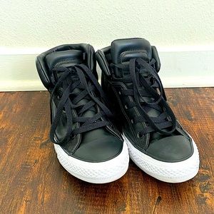 Converse High Top Leather Shoes